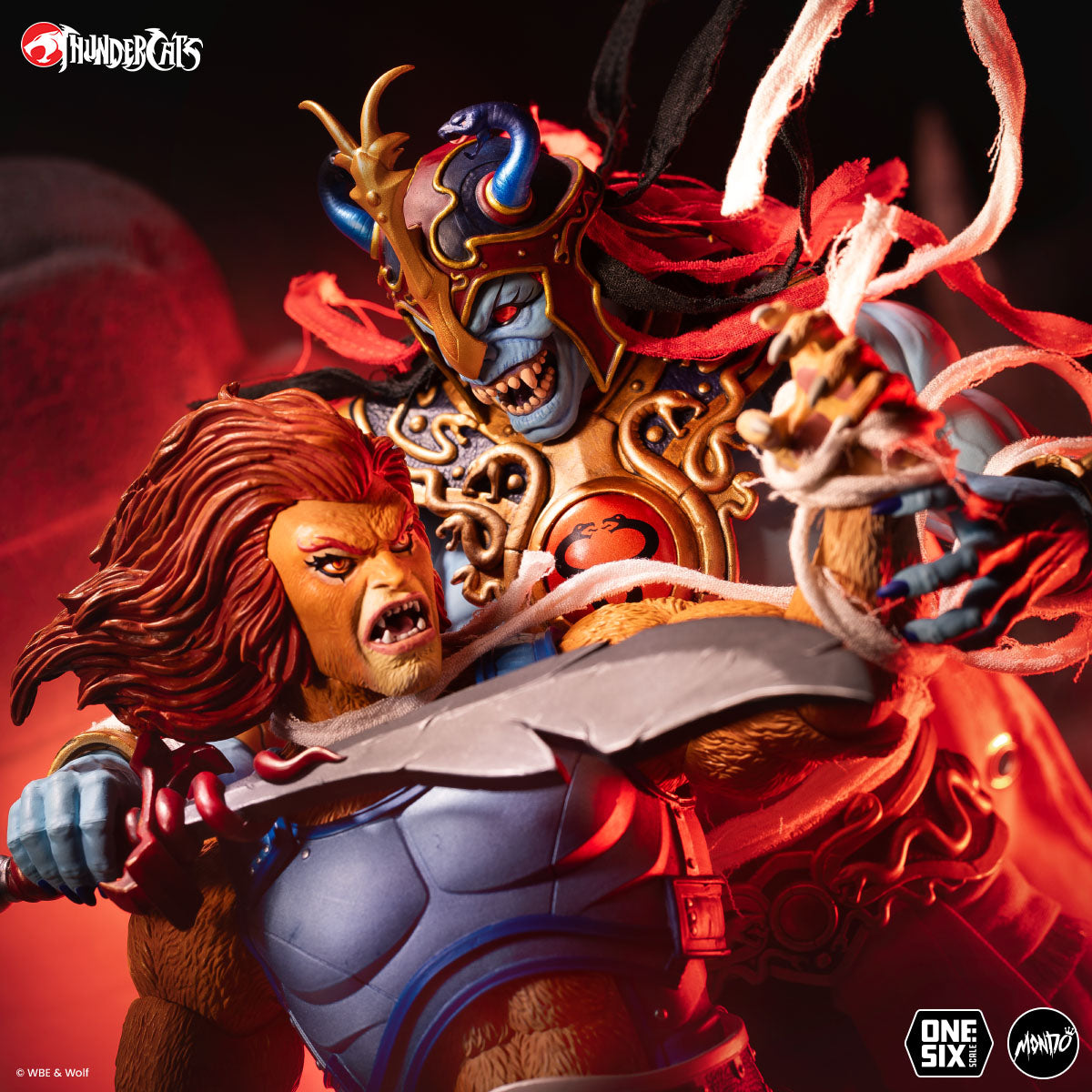 Mondo ThunderCats Mumm-Ra 1:6 scale figure - atmospheric display scene