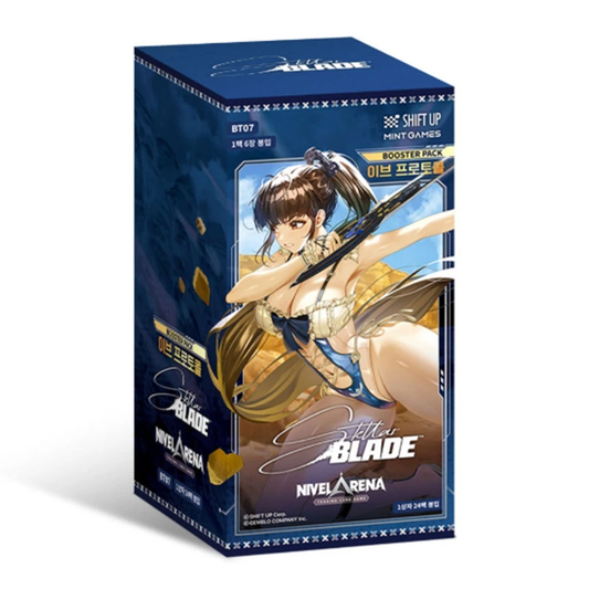 Stellar Blade BT07 Korean TCG Booster Box – factory sealed, front view